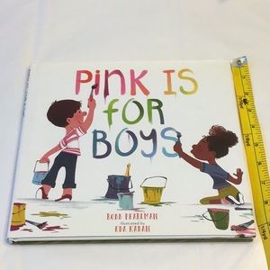 🍀2 for $10 Sale☘️Pink is for Boys, hardcover excellent book, gift 🎁 condition